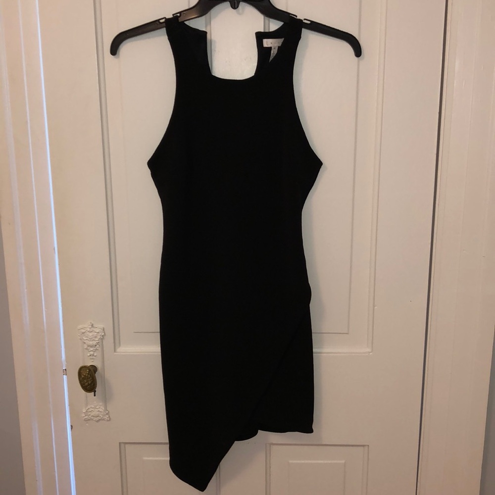 Black cocktail dress